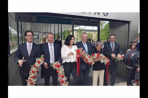 An extension of Nürnberg metro Line U3 to Nordwestring was inaugurated on May 22.